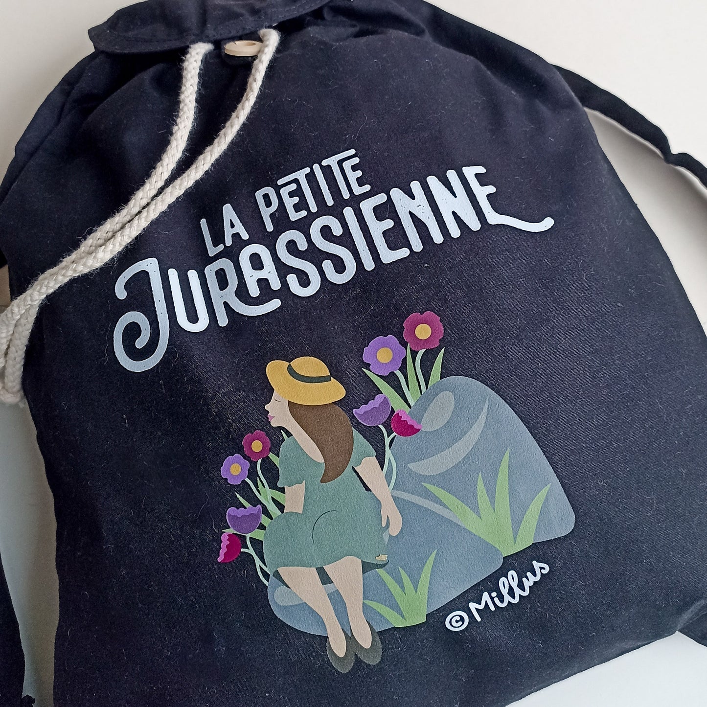 Sac à dos La Petite Jurassienne en coton organique