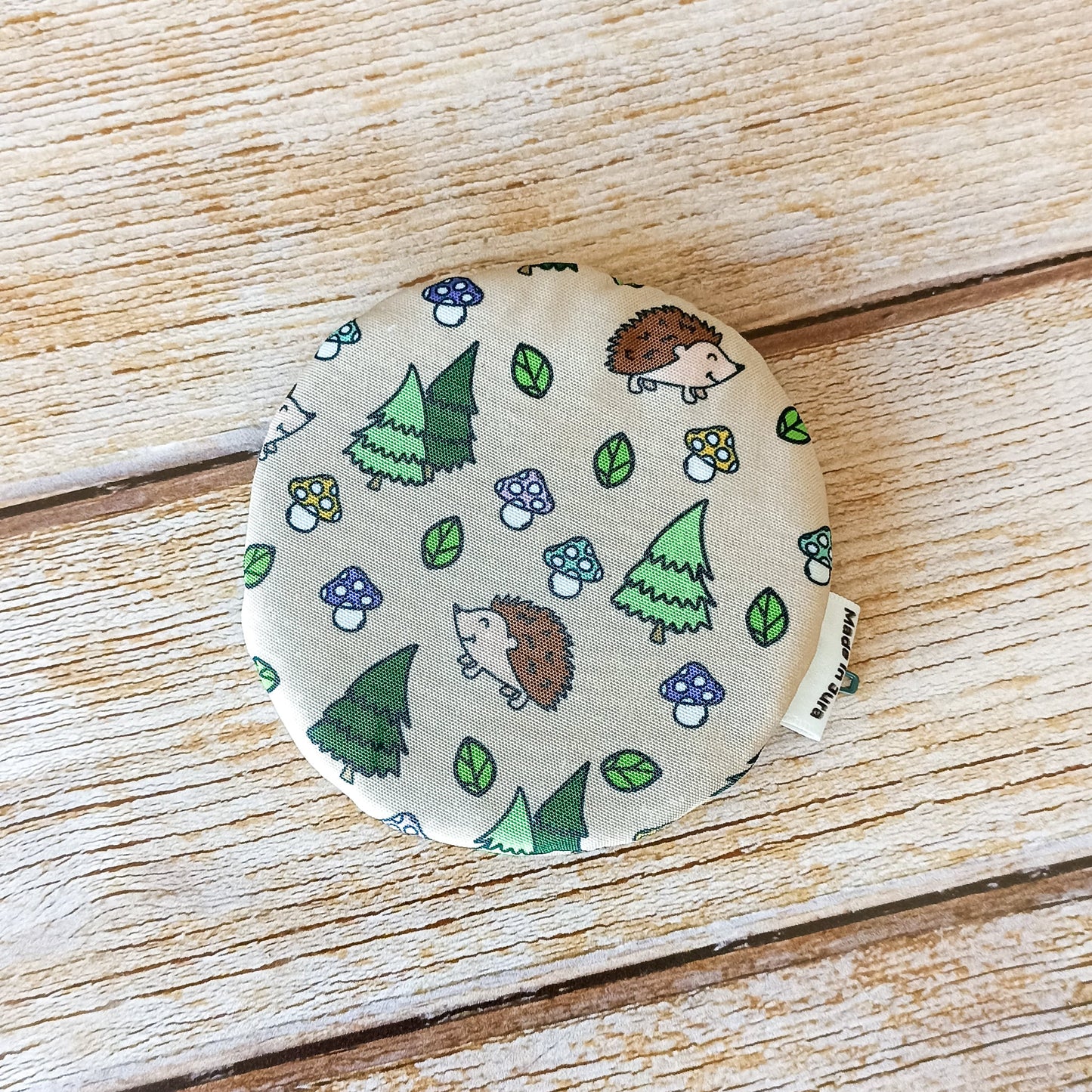 Porte-monnaie rond illustré