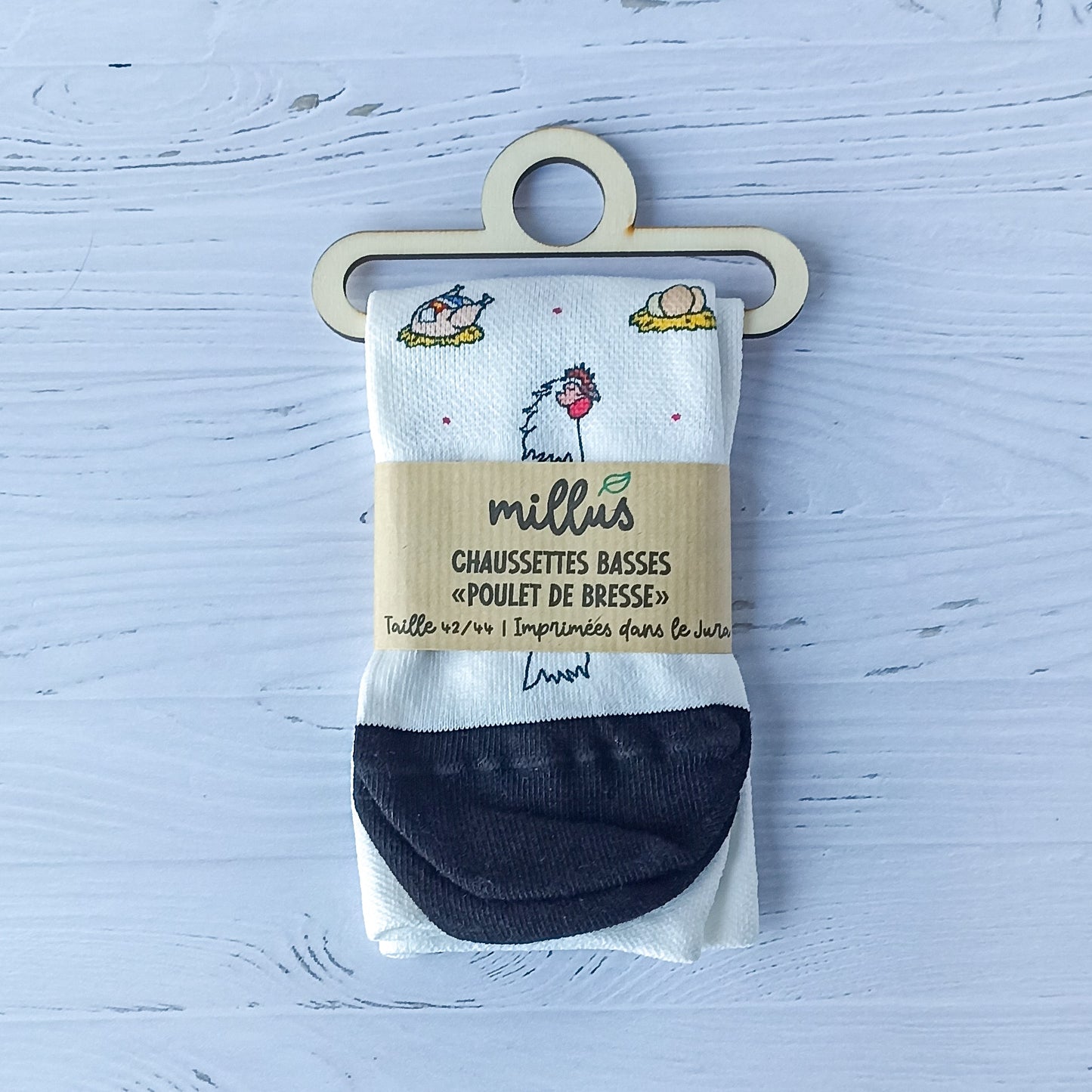 Chaussettes basses Poulet de Bresse - Mixte