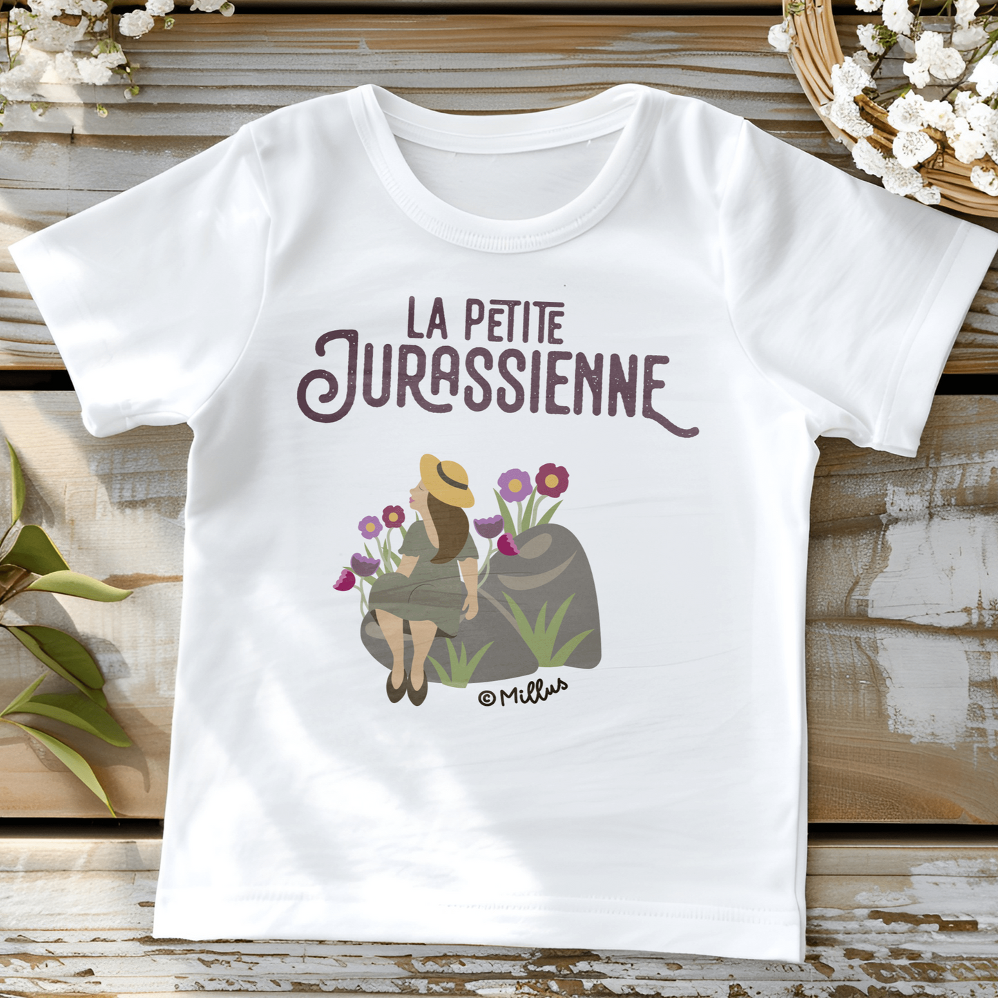 T-shirt enfant La petite Jurassienne nouvelle version