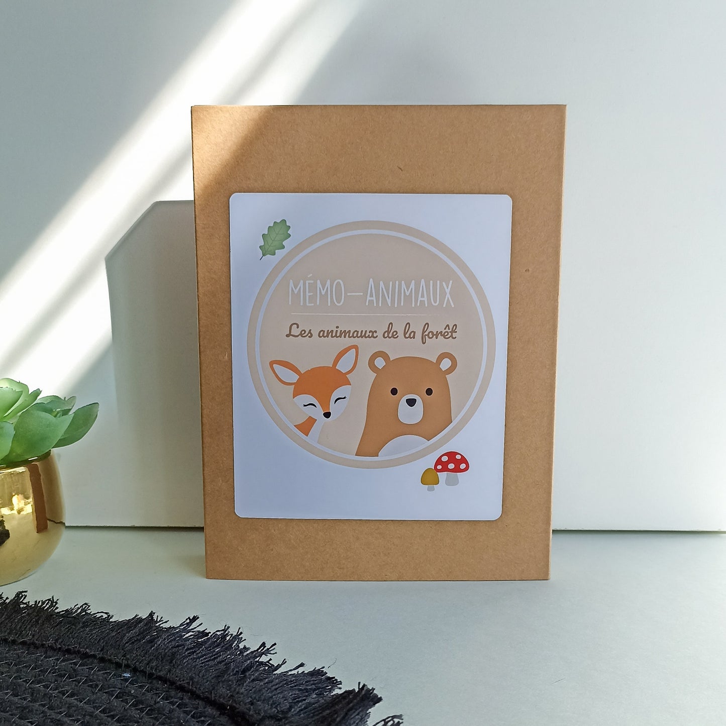 Jeu en bois Mémo-animaux "Les animaux de la Forêt"