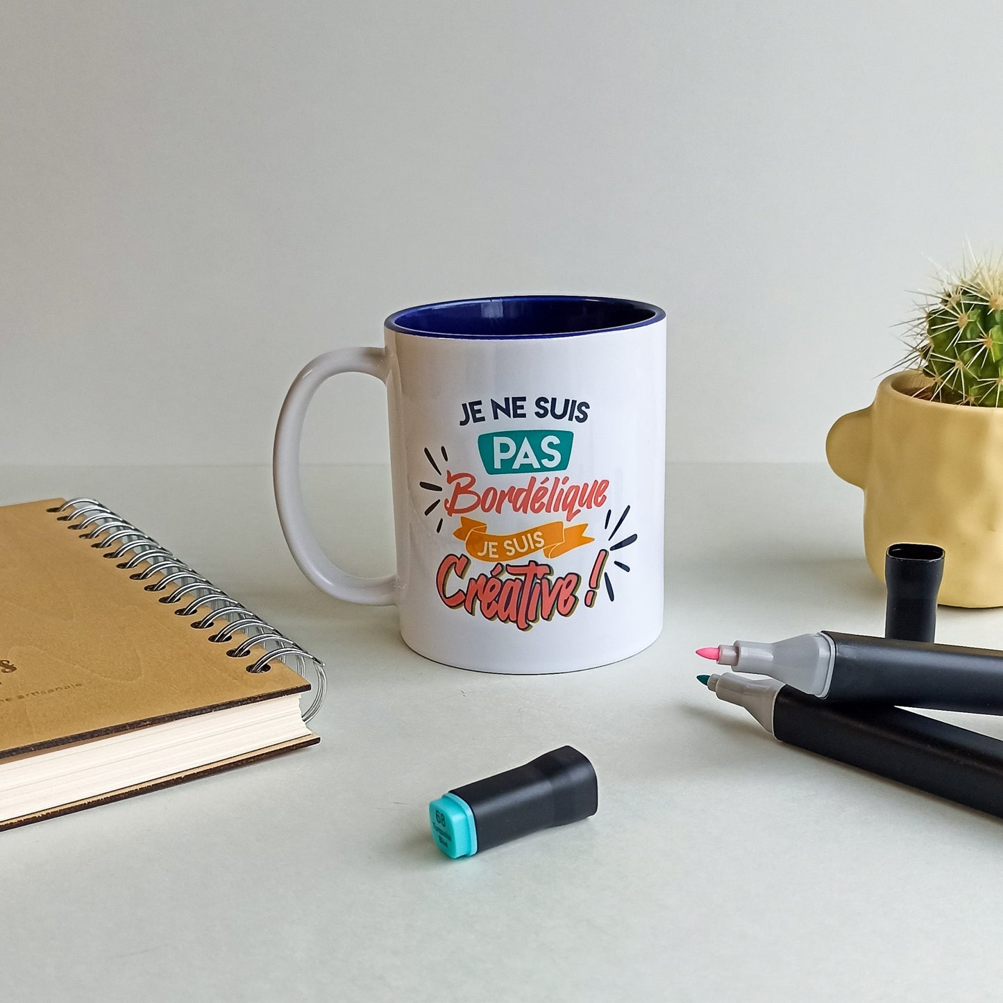 Mug "Je ne suis pas bordélique" - Les citations