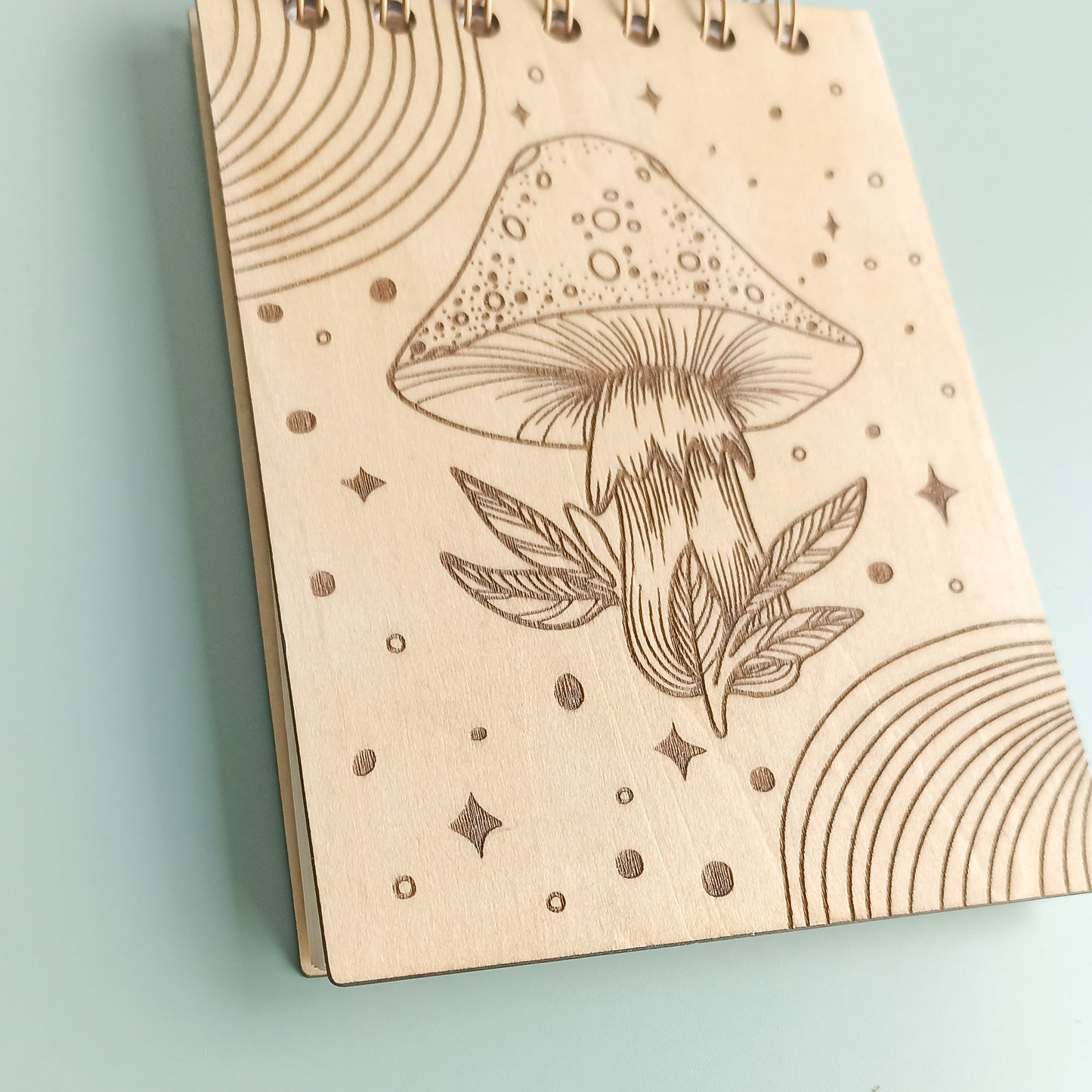 Carnets de notes A6 en bois