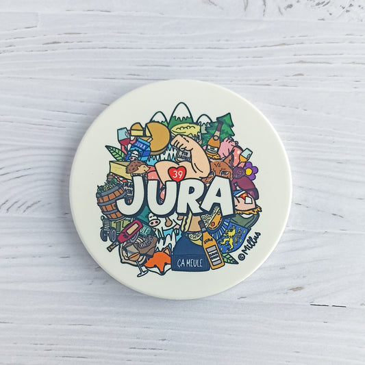 Sous-verre en céramique - Jura Pop