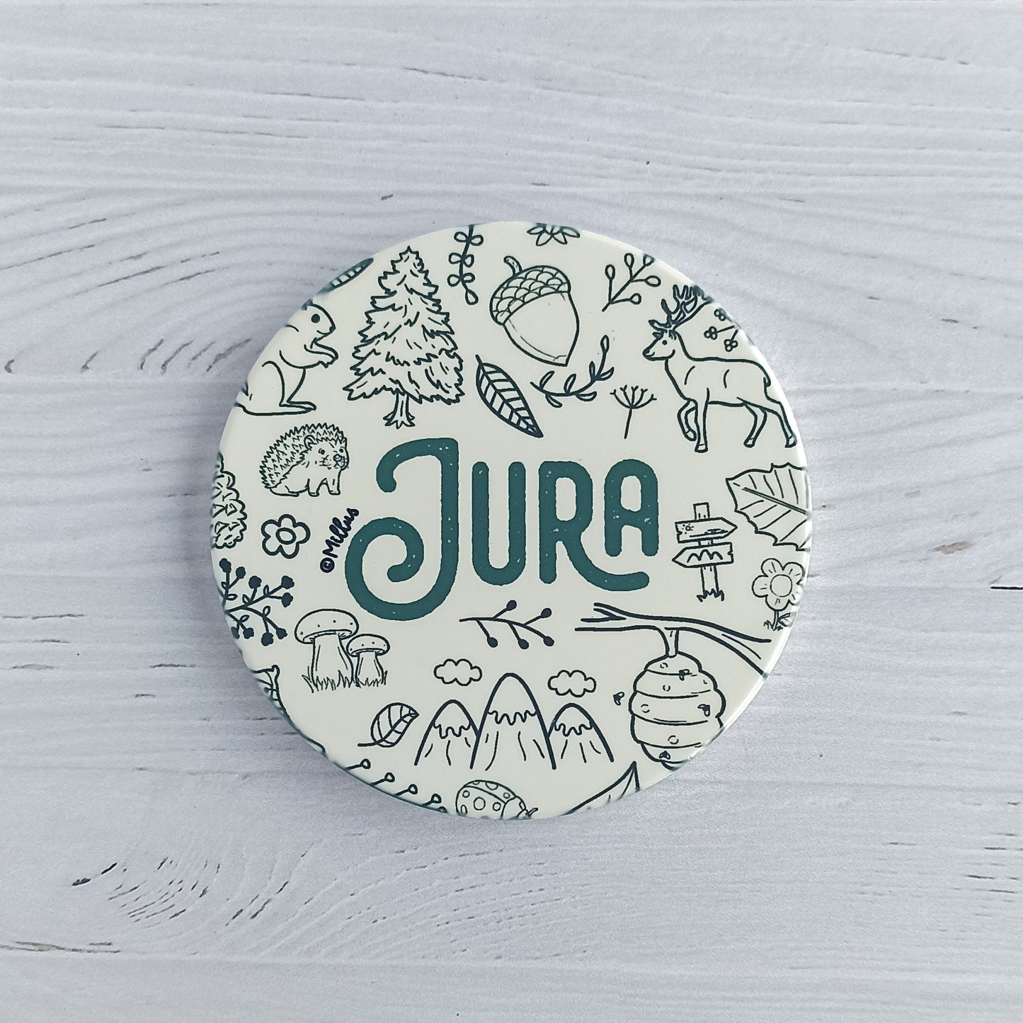 Sous-verre en céramique - Jura