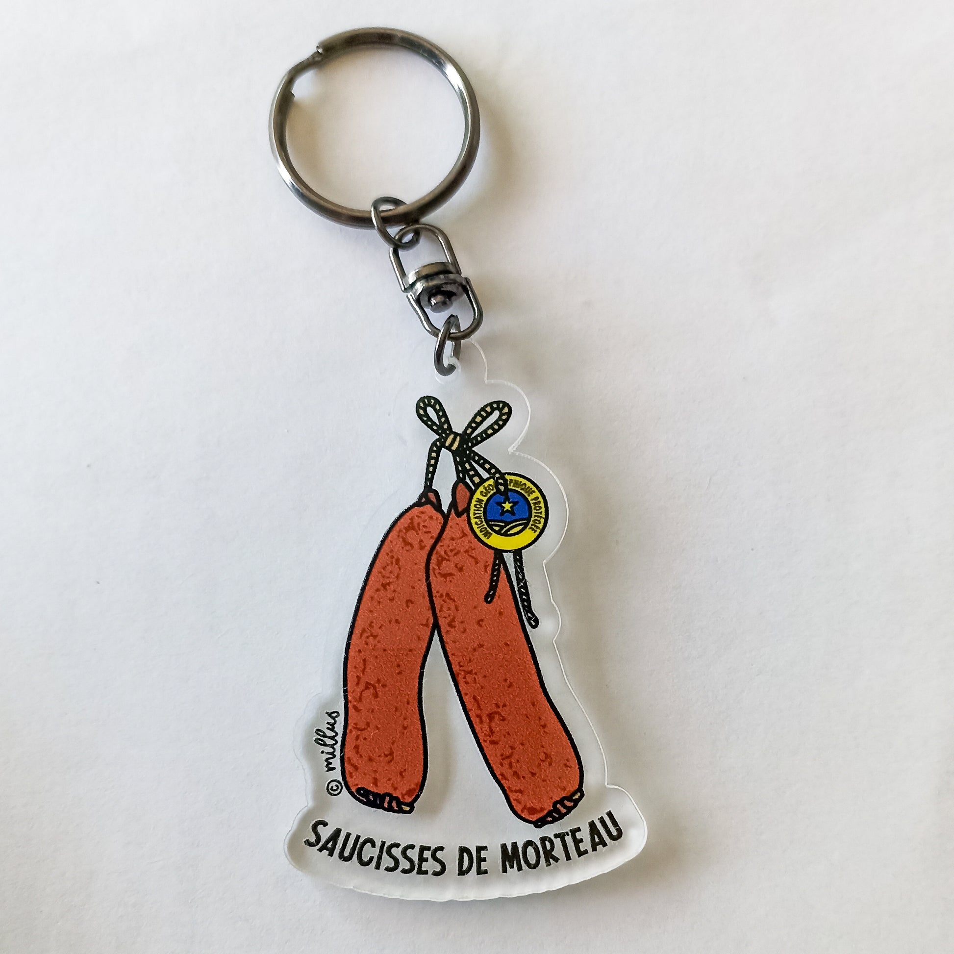 Porte-clés illustrés - divers visuels - Millus Design