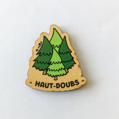 Aimants en bois illustrés – Made in Jura - Millus Design
