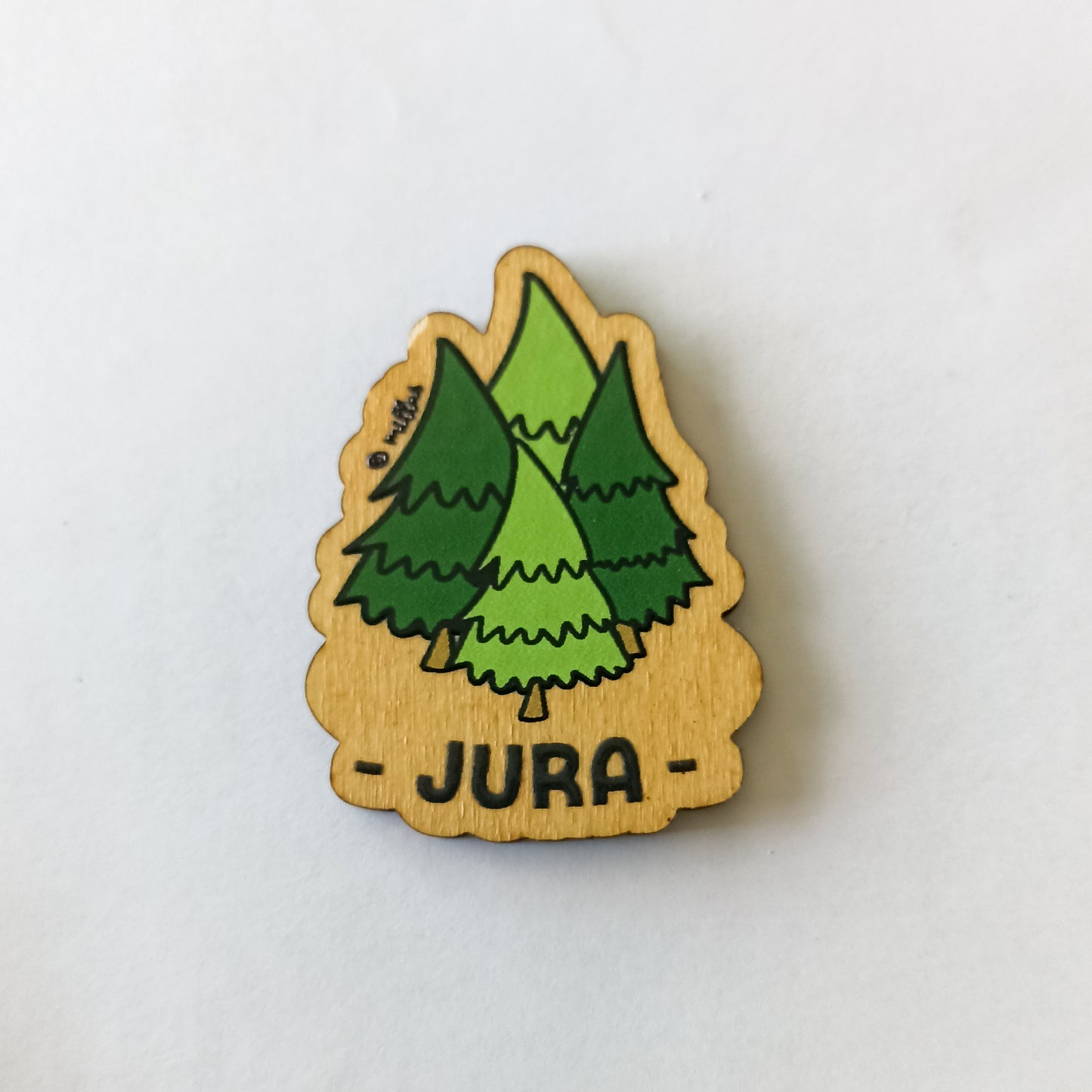 Aimants en bois illustrés – Made in Jura - Millus Design