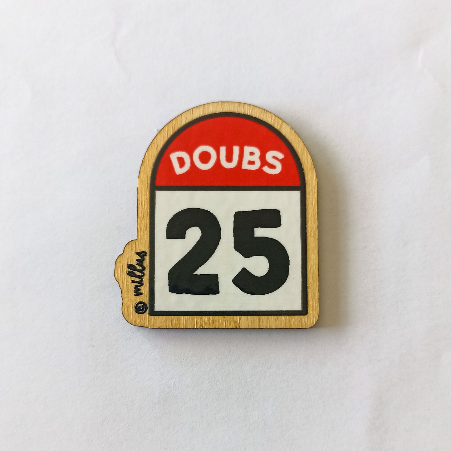Aimants en bois illustrés – Made in Jura - Millus Design