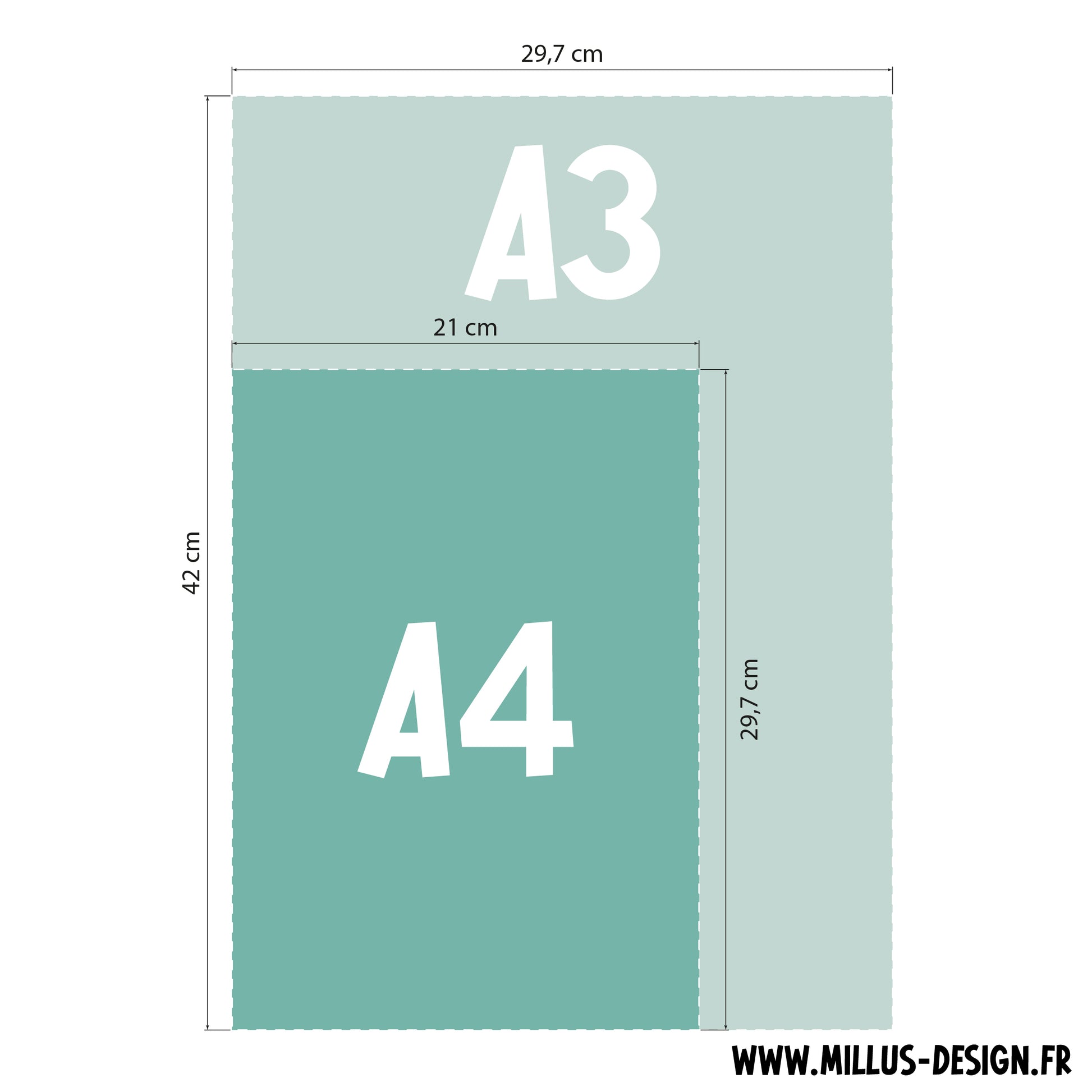 Affiche illustrée - Carte du Jura - Millus Design